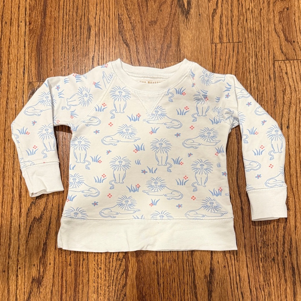 TBBC Lion Print Cassidy Crewneck (6-12m)